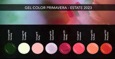 Gel color per unghie Primavera Estate 2023