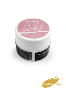 248 Gel Color per unghie Rosa glitter anallergico - HEMA Free