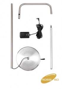 Slimline 3 da terra per lavorazione unghie professionale - Rossi 80