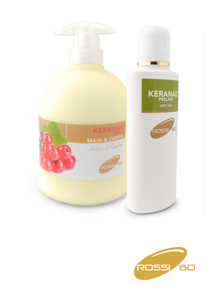 Promozione Crema Keranail Mani e Corpo Ribes e Ambra con Peeling in omaggio